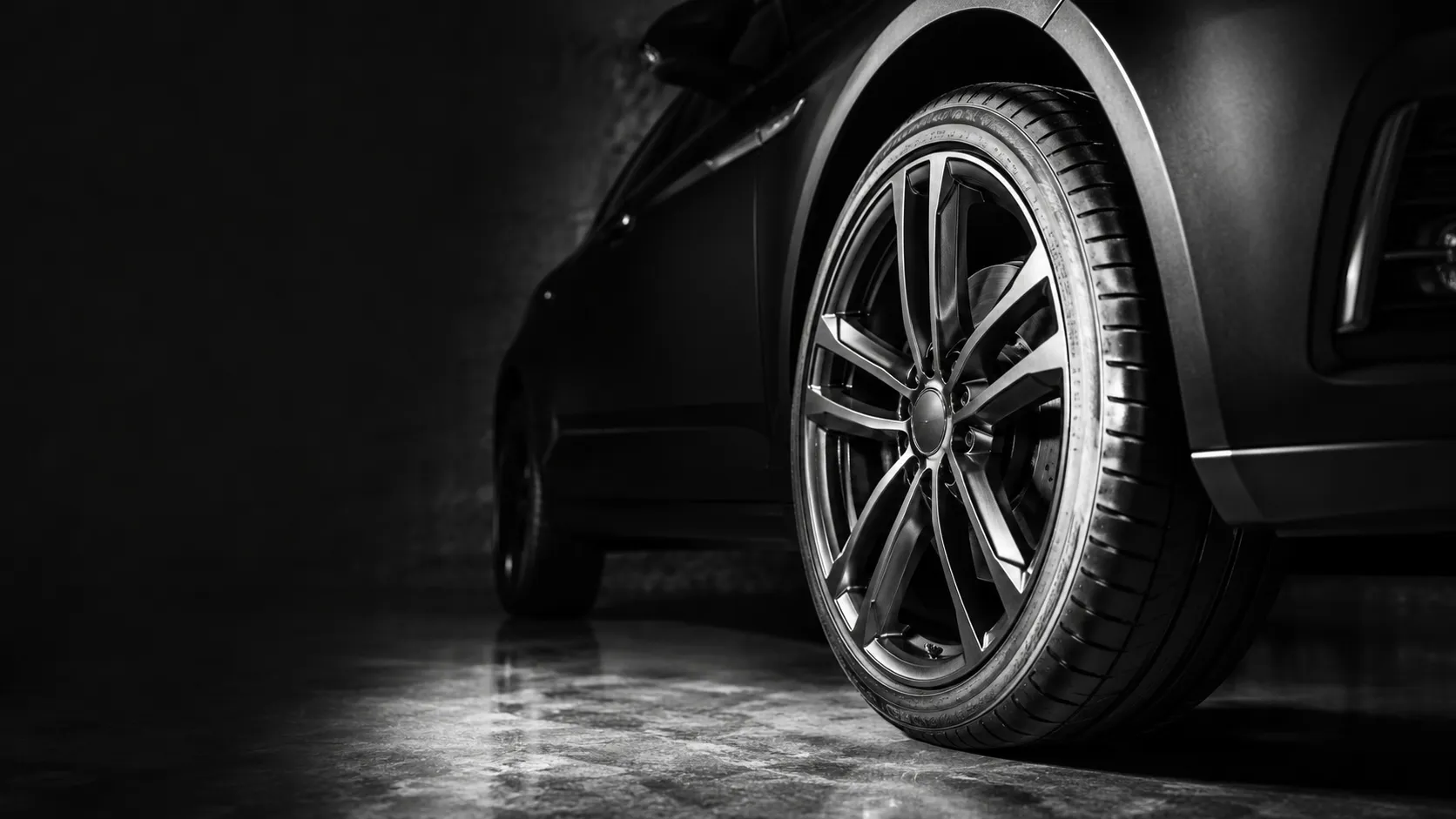Premium autoband op aluminium velg